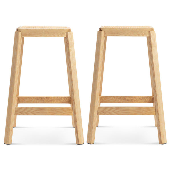 Set of Two Pierre Jeanneret Counter Stool